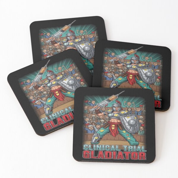 Item preview, funny nursing student Clinical Trial Gladiator designed and sold by Uglyandcute.