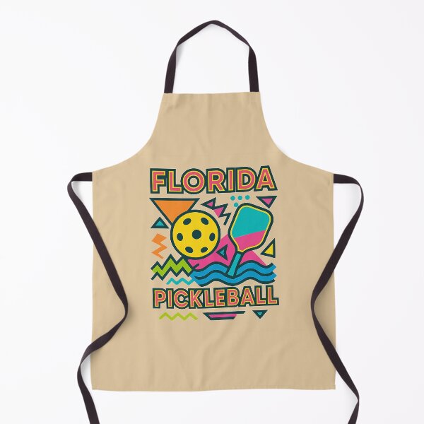 Item preview, Florida Pickleball Retro 90s Geometric Design designed and sold by Graphics4X.