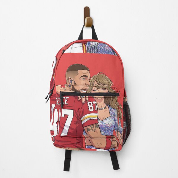 Item preview, Taylor Swift & Travis Kelce Cartoon designed and sold by MattBStickers.
