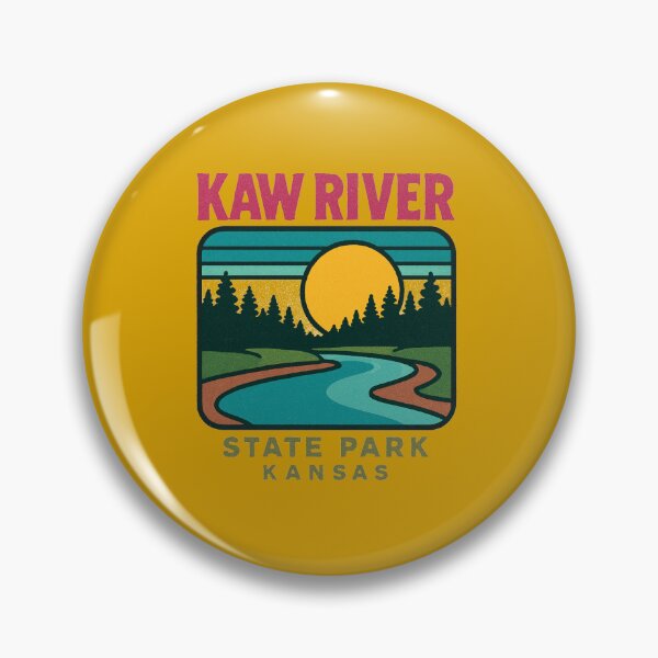 Item preview, Kaw River State Park  designed and sold by Broken Antler Designs .