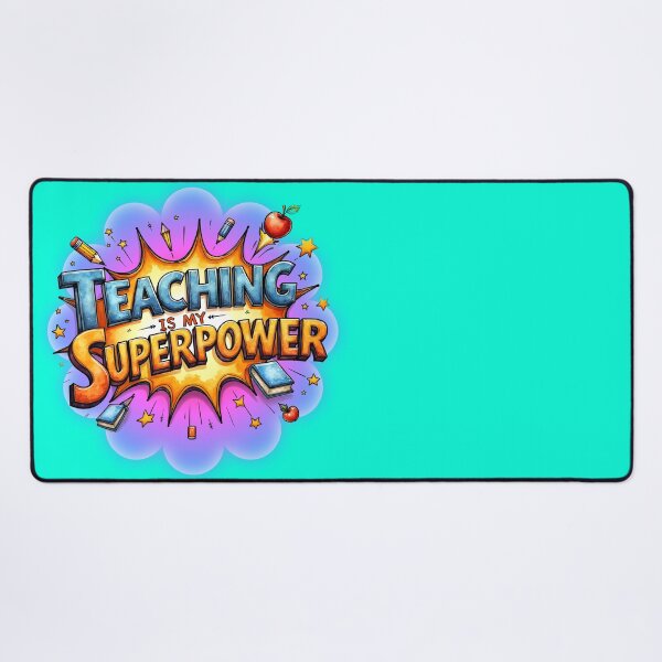 Item preview, Teaching is my Superpower designed and sold by Atouke.