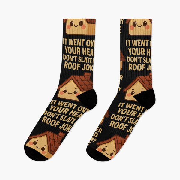 Item preview, Funny Roof Joke Pun Went Over Your Head designed and sold by TeeTimeTreasure.