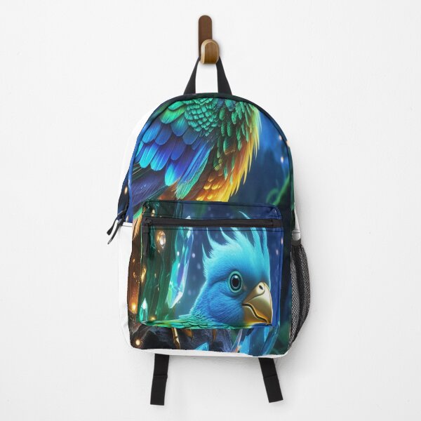 Item preview, Bioluminescent Bird Crystal Tree Fantasy Art designed and sold by Max Store.