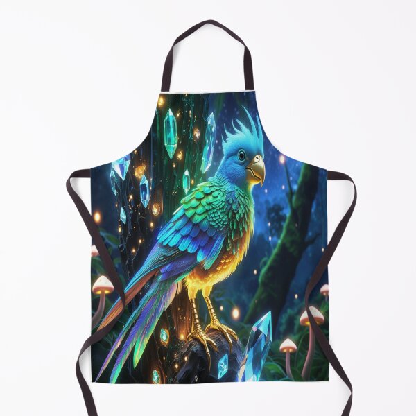 Item preview, Bioluminescent Bird Crystal Tree Fantasy Art designed and sold by Max Store.