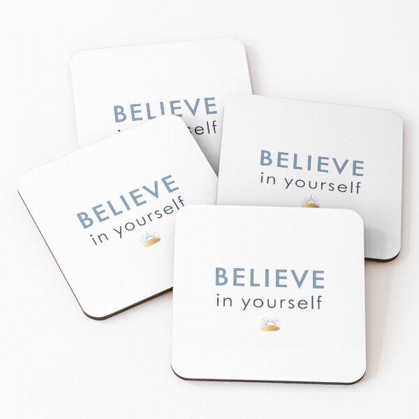 Item preview, Believe In Yourself Golden Sunset Quote designed and sold by Owcomm.