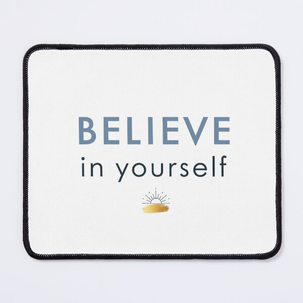 Item preview, Believe In Yourself Golden Sunset Quote designed and sold by Owcomm.