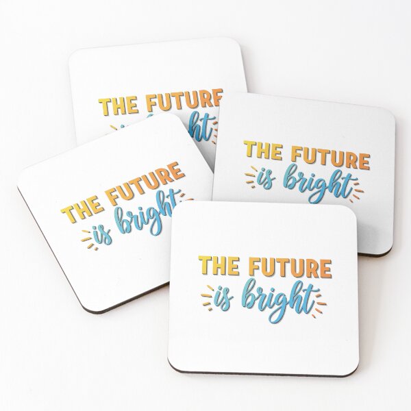 Item preview, The Future Is Bright Hand Lettering Quote designed and sold by Owcomm.