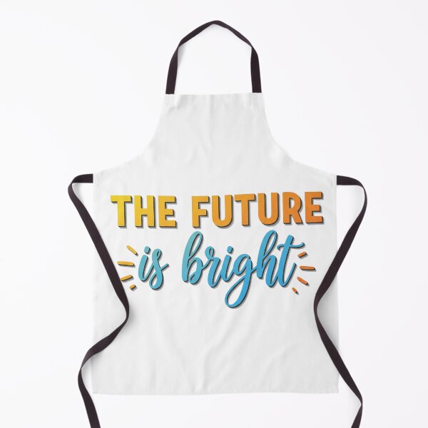 Item preview, The Future Is Bright Hand Lettering Quote designed and sold by Owcomm.
