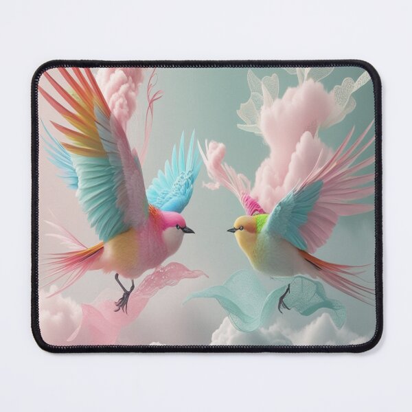 Item preview, Birds Morphing Into Pastel Clouds Dreamscape designed and sold by Max Store.