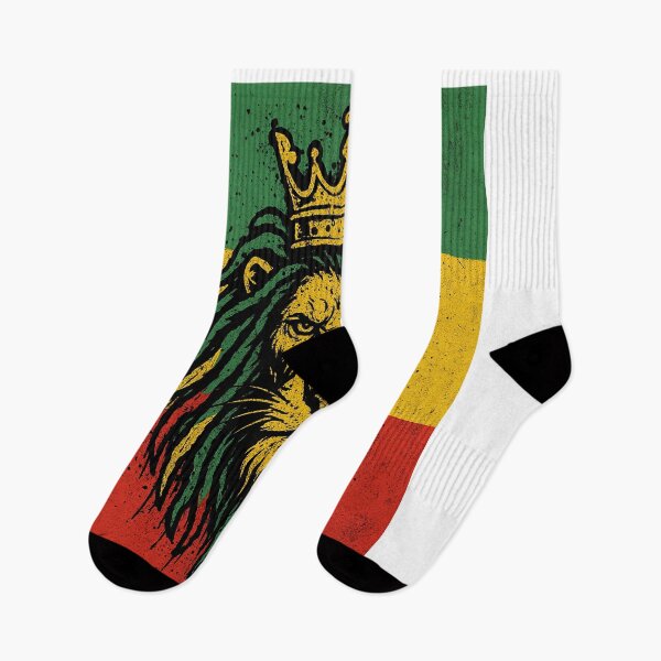 Item preview, “Ethiopian Flag Lion with Crown – Graffiti Style Rasta Art T-Shirt & Mug” designed and sold by AtikumW.