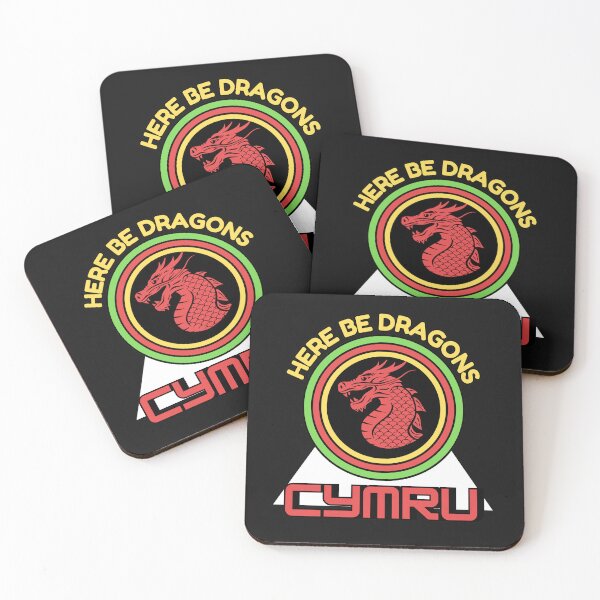Item preview, CYMRU HERE BE DRAGONS designed and sold by aledfychan.