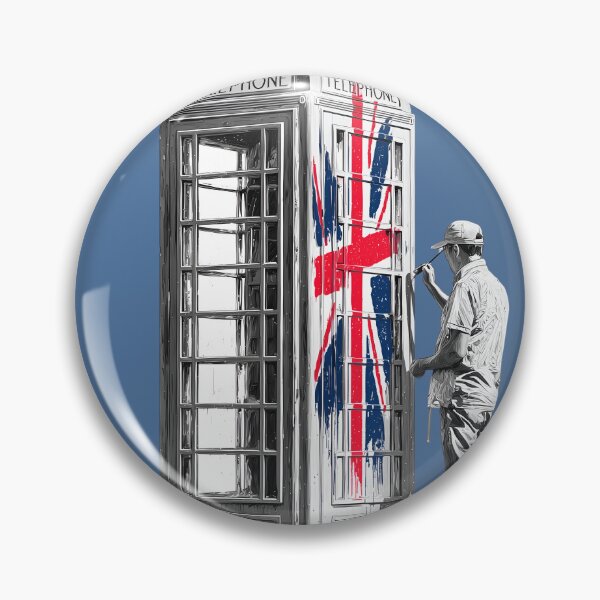 Item preview, Union Jack Painted  on the PhoneBox designed and sold by MemeHodlr.