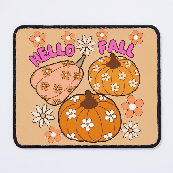Item preview, Hello Fall Cute Pumpkin Floral Design designed and sold by digitaldemart.