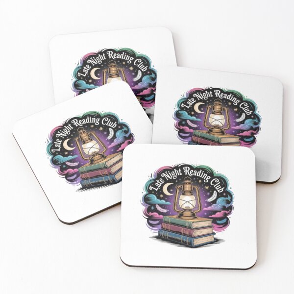 Item preview, Late Night Reading Club Design – Vintage Lantern & Book Lover Artwork for Cozy Readers and Bibliophiles designed and sold by GemBob Creations.