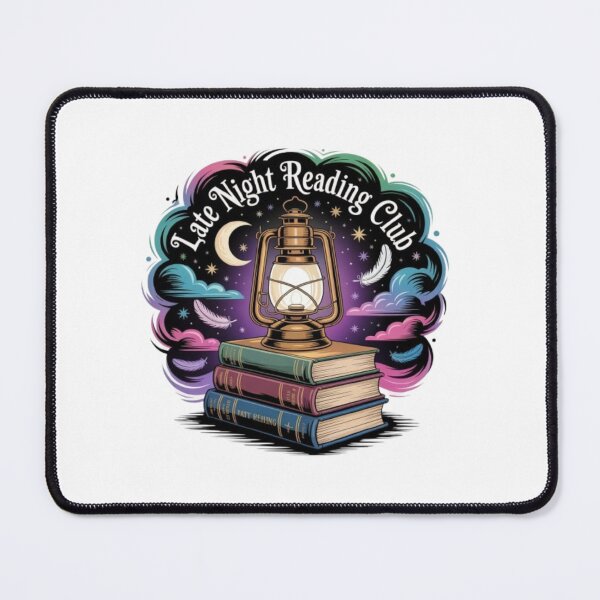 Item preview, Late Night Reading Club Design – Vintage Lantern & Book Lover Artwork for Cozy Readers and Bibliophiles designed and sold by GemBob Creations.
