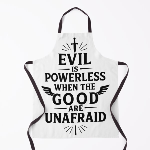 Item preview, Inspirational Quote – Evil Is Powerless When The Good Are Unafraid designed and sold by Charaff.