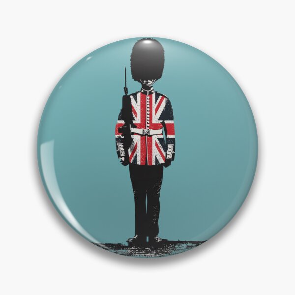 Item preview, British Kings Guard in Union Jack designed and sold by MemeHodlr.