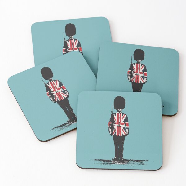 Item preview, British Kings Guard in Union Jack designed and sold by MemeHodlr.