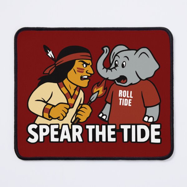 Item preview, Spear the Tide – Rivalry Football Fan Design designed and sold by AandZNoveltee.
