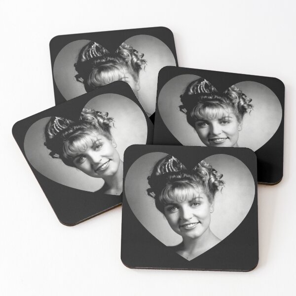 Item preview, Laura Palmer Portrait Heart in Black and White designed and sold by cemetery girl.