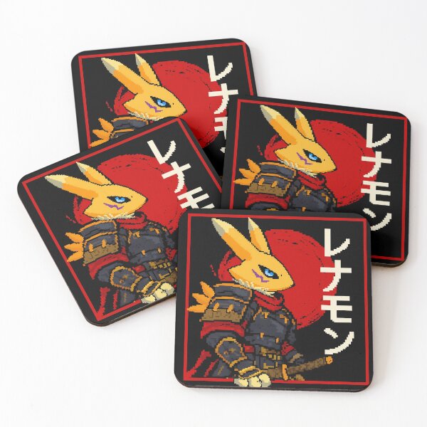 Item preview, 8bit samurai renamon designed and sold by Dozerguy.