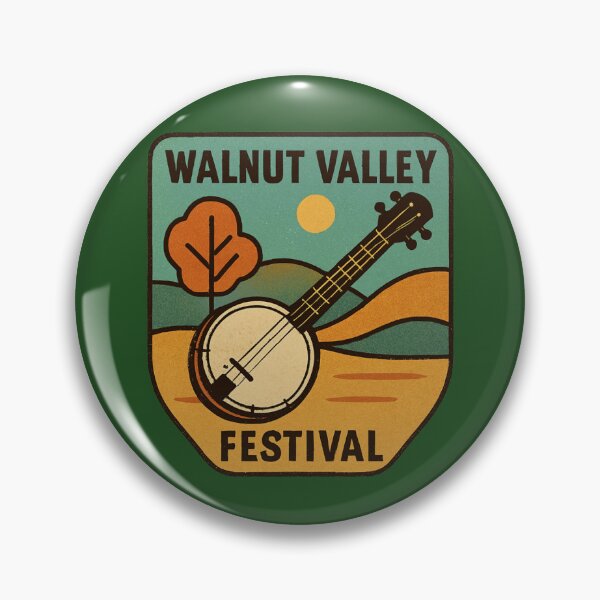 Artikelvorschau, Walnut Valley Festival entworfen und verkauft von Broken Antler Designs .
