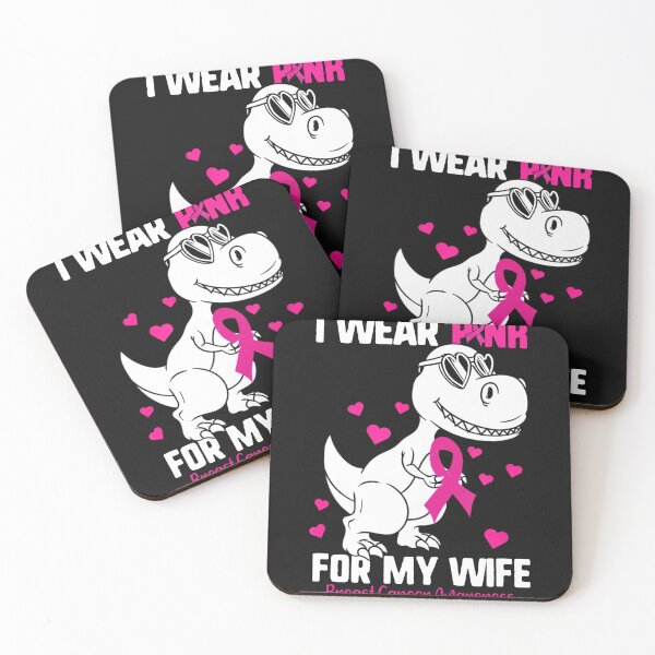 Item preview, Breast Cancer Dinosaur I Wear Pink For My Wife designed and sold by TalalosART.