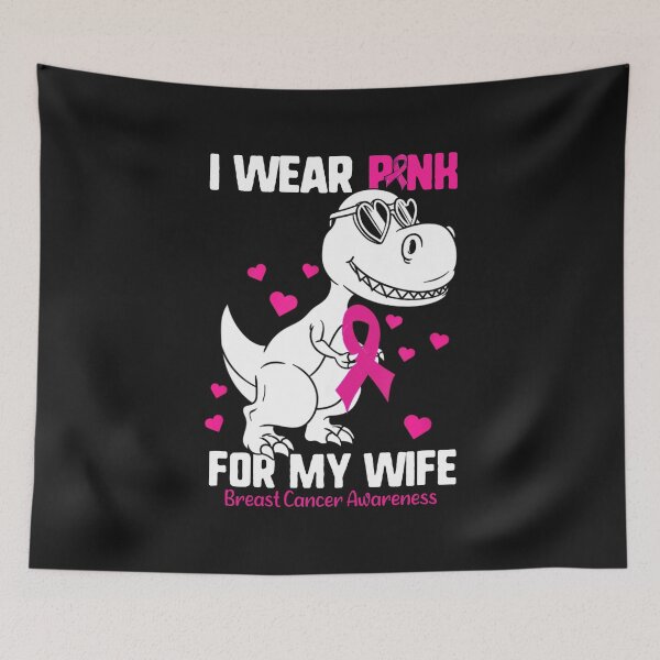 Item preview, Breast Cancer Dinosaur I Wear Pink For My Wife designed and sold by TalalosART.