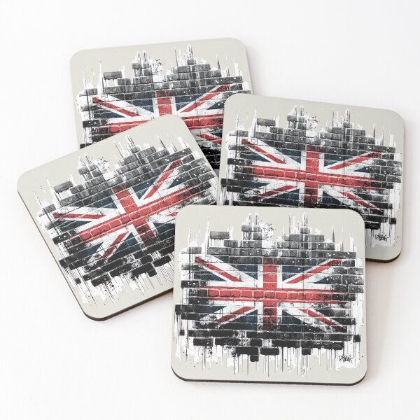 Item preview, Union Jack Spray Paint on brickwork designed and sold by MemeHodlr.