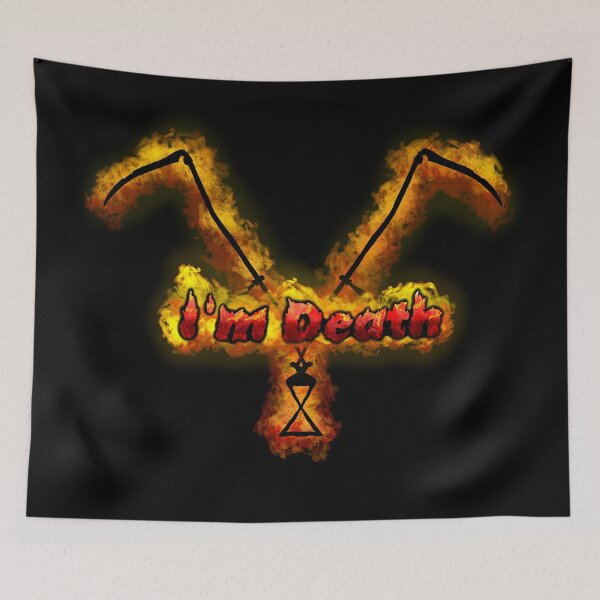 Item preview, I’m Death - Fire Reaper Design designed and sold by CONTROLLEDWAVES.