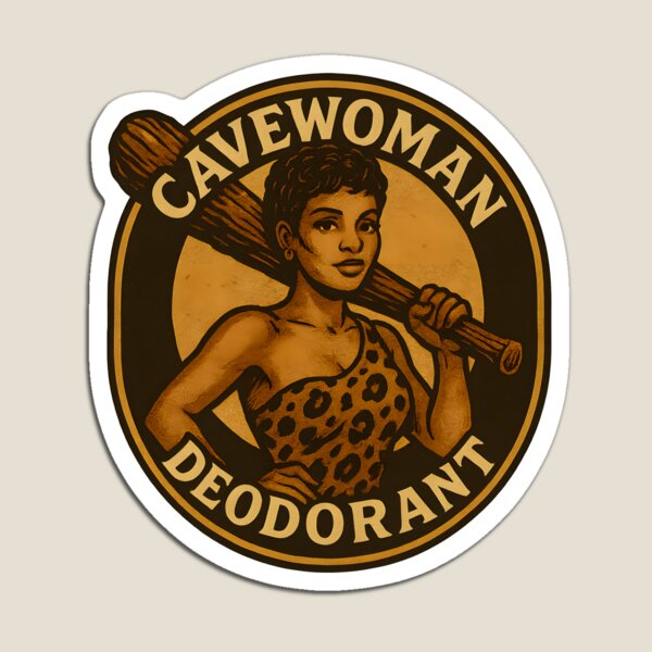Item preview, Cavewoman Deodorant Logo designed and sold by Nuclear Eden.