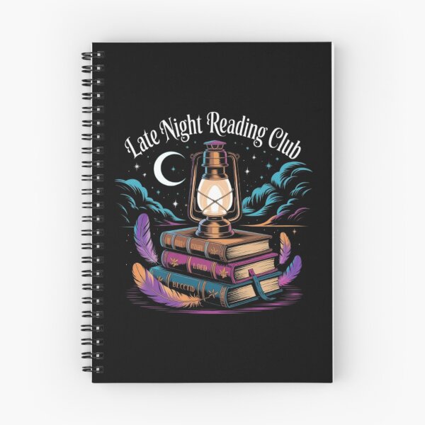 Item preview, Late Night Reading Club Design – Vintage Lantern, Cozy Aesthetic Book Lover Artwork for Bibliophiles designed and sold by GemBob Creations.