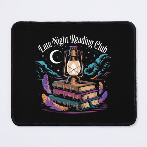 Item preview, Late Night Reading Club Design – Vintage Lantern, Cozy Aesthetic Book Lover Artwork for Bibliophiles designed and sold by GemBob Creations.