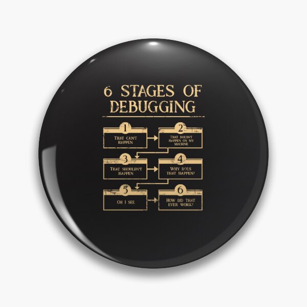 Item preview, 6 Stages Of Debugging designed and sold by AubreySwif.