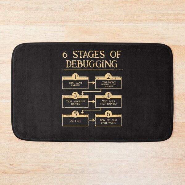Item preview, 6 Stages Of Debugging designed and sold by AubreySwif.