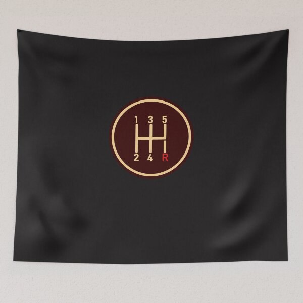 Item preview, 5 Speed Manual Transmission Logo 1 (Red R) designed and sold by AubreySwif.