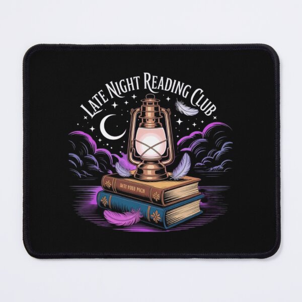 Item preview, Late Night Reading Club Design – Vintage Lantern & Book Lover Artwork for Cozy Aesthetic Readers designed and sold by GemBob Creations.
