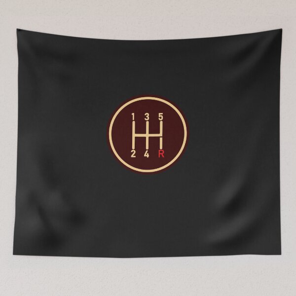 Item preview, 5 Speed Manual Transmission Logo 1 (Red R) designed and sold by RosannaJone.