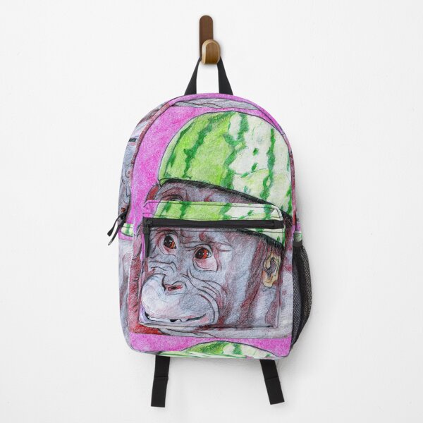Item preview, Orangutan with a Watermelon Helmet designed and sold by nvu44.