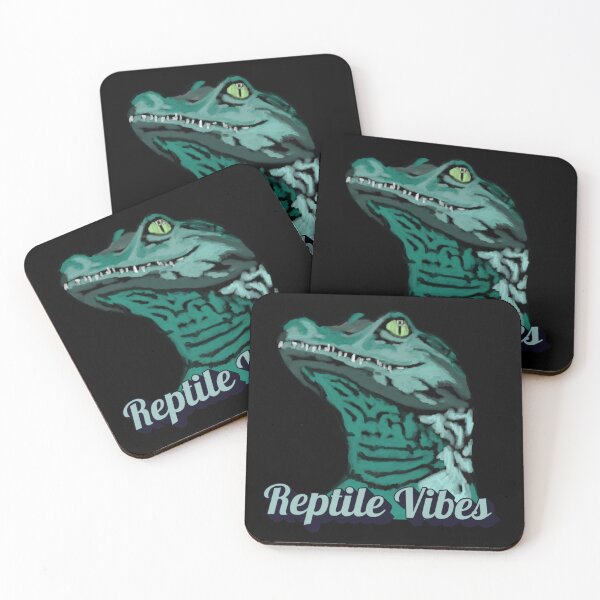 Item preview, Reptile Vibes – Cool Alligator Portrait Painting designed and sold by VENOM0RIOT.