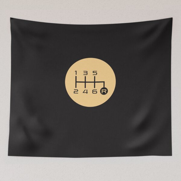 Item preview, 6-Speed Manual Transmission Shift Pattern (Reverse On Bottom Right) designed and sold by TyreeBoga.