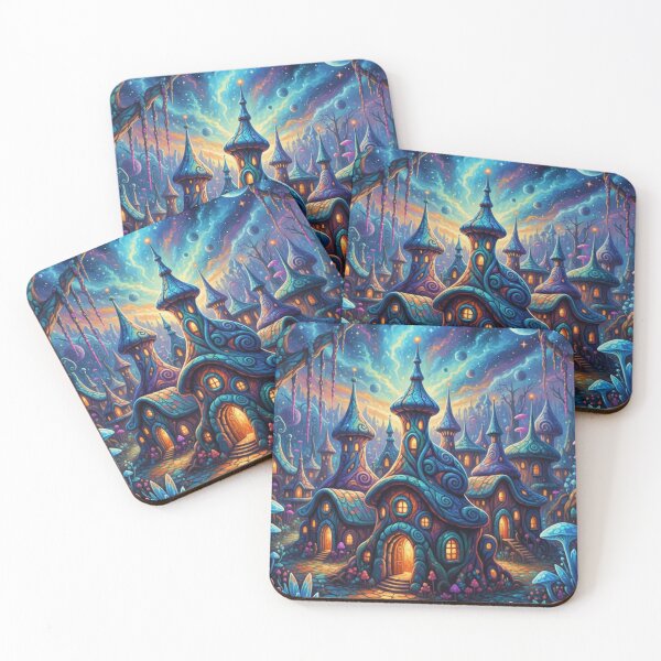 Item preview, Cosmic Mushroom City designed and sold by shakespeare1212.