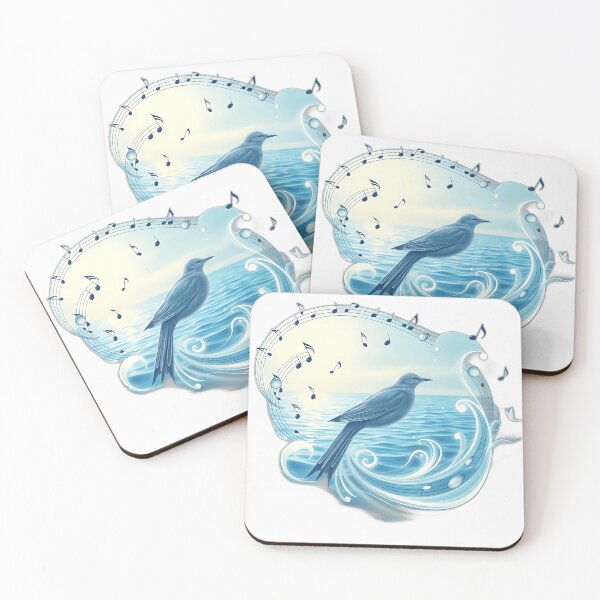 Item preview, Serene Bird with Musical Notes designed and sold by sharon1210.