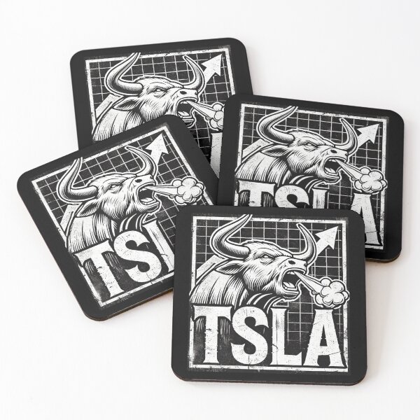 Item preview, TSLA Tesla Stock Investor Shirt Electric Vehicle Trader Stock Market Apparel designed and sold by TEEJAMBOREE.