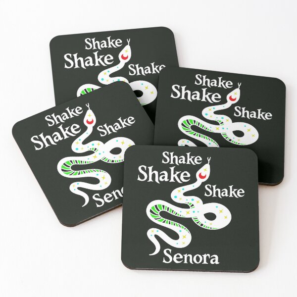 Item preview, Shake Senora – Cute Snake Graphic with Funny Music Quote designed and sold by MeggieMakes.