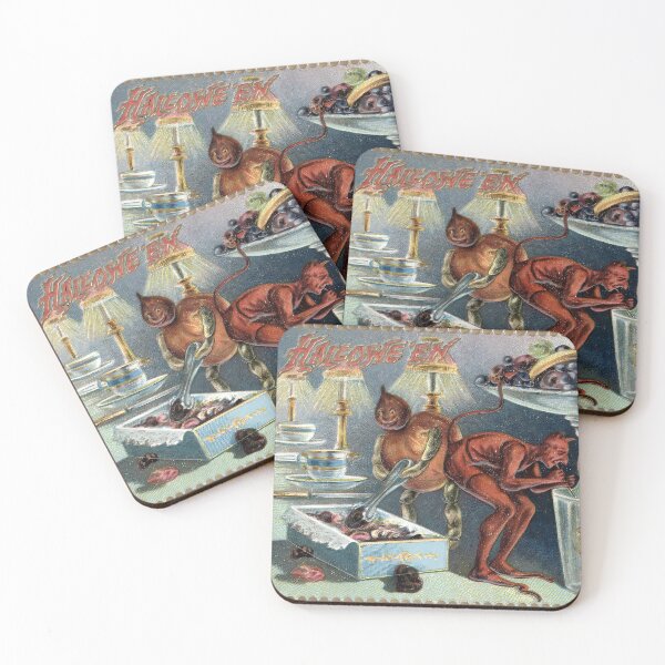 Item preview, Victorian Halloween Devils Greetings designed and sold by forgottenbeauty.