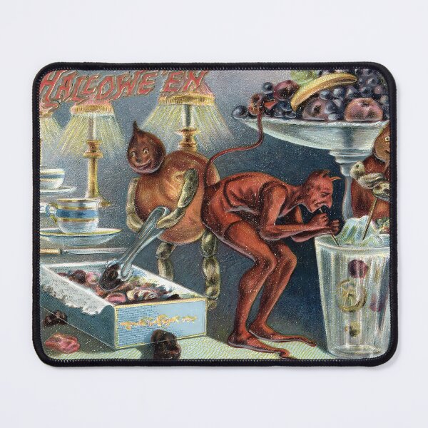 Item preview, Victorian Halloween Devils Greetings designed and sold by forgottenbeauty.
