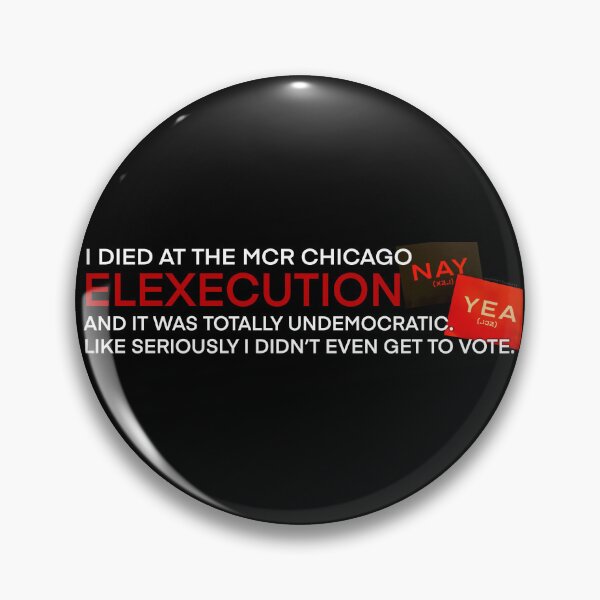Item preview, MCR Chicago Elexecution designed and sold by whatpetewants.