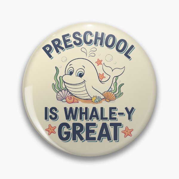 Item preview, Whale Pun Preschool Teacher Marine Life Ocean Classroom Design,Preschool Whale Theme Back To School Cute Ocean Saying designed and sold by PrintMod.