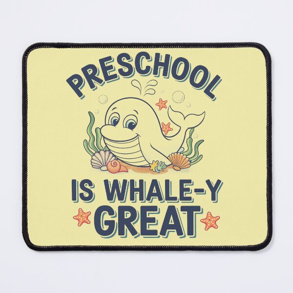 Item preview, Whale Pun Preschool Teacher Marine Life Ocean Classroom Design,Preschool Whale Theme Back To School Cute Ocean Saying designed and sold by PrintMod.